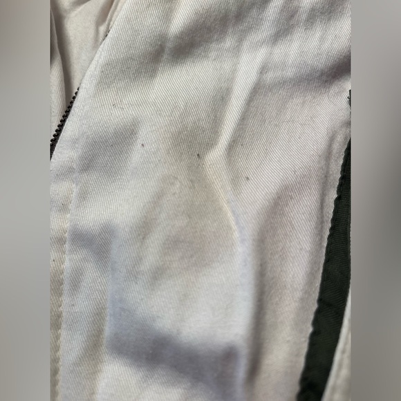 PIZAZZ Vintage 90s Cream Cotton Parka Faux Fur Collar Aspen Ski Lodge NWT M/L - Picture 14 of 17